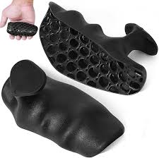 Anti Slip Workout Grips Ergonomic Rubber Hard Set Of 2