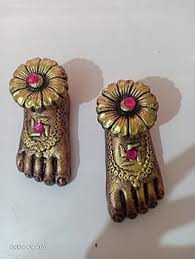 Kreative Homes Pair Of Maa Laxmi Ji Charan For Diwali