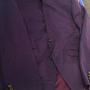Purple Color Men Designer Blazer Size L