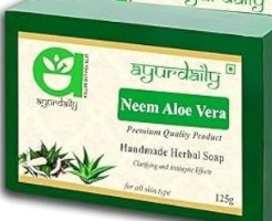 Ayurdaily Neem Aloe Vera Soap 125G