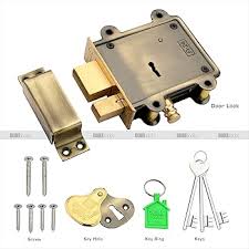Udaya Gold 2 In 1 Door Lock 125Mm 6 Levers