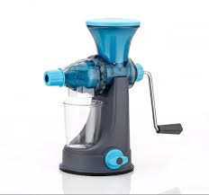 Blue All In One Fruit Vegetable Juicer Vacuum Locking System Juicer Portable Travel Juicer
