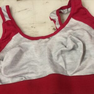 Magenta And Grey Colour Sports Bra For Women Size 36