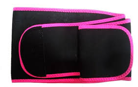 Black And Pink Fashion Slimming Belt Waist Trimmer Belt For Women Men