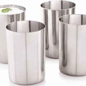 Neelam Stainless Steel Glass Set 4