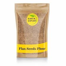 Kartik Export Whole Ground Flaxseed Flour Alsi Powder 100 Gm