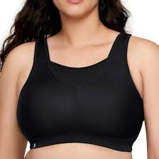 Women Cuff Sports Bra Black Color Size 30