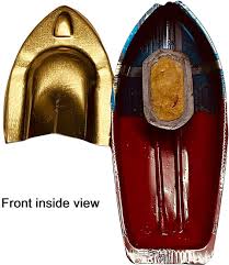 Kriwin Tin Fun Steam Powered Tin Toy Boat Nav Pop Putt Putt Candle Fuel Flame With Dropper Set Of 2