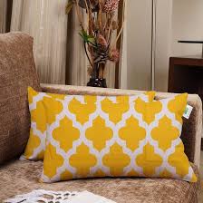 Buy Homemade Rectangular Cushion Cover 12 X 18 Inches Cotton Lumbar Pillow Covers