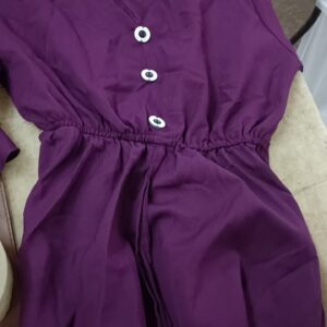 Classy Modern Women Top Purple Color Size S