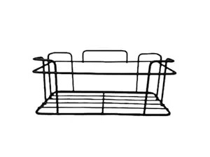 Wall Mount Shelf With Hook Black