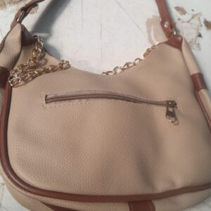 Womens Hand Bag Grey Brown