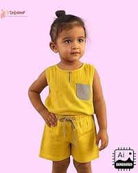 Tonkabear Kids Jhabla Sets Yellow Size 3 To 4 Y