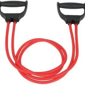 Red Double Steel Spring With Red Toning Tube Home Gym Kit Gym