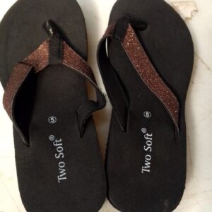 Black Stylish And Comfortable Slippers For Women Size 5
