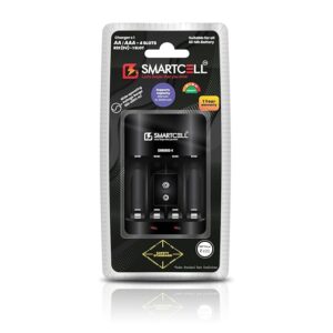 Smartcell Chr6R034 Nimh Aaa Sr22 9V Rechargeable Battery Charger