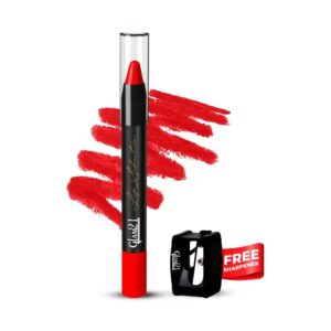Glam21 Lip Seduction Non Transfer Crayon Lipstick Red Obsession 3 Point 6 Gm 02 Red Color