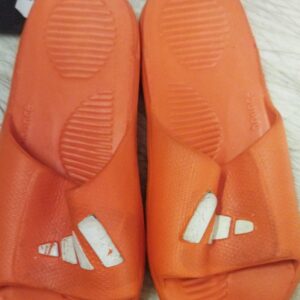 Orange Color Men Daily Wear Slippers Size 6