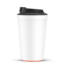 Arti Art White Colour Idea Cafe Suction Cup 340Ml