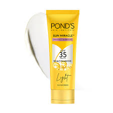 Ponds Sunscreen Spf 35 Pa Light Sun Miracle Protect Bright With Niacinamide 50Gm