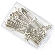 Malmo Assorted Safety Pins 4 Size 100 Count