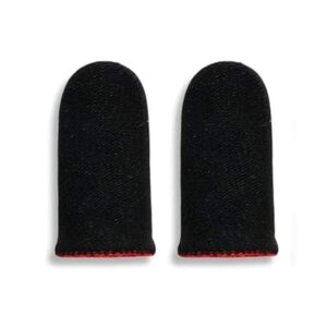 Mobile Gaming Finger Sleeve Black 1 Pair
