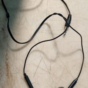 Ear Wired Headphones Black