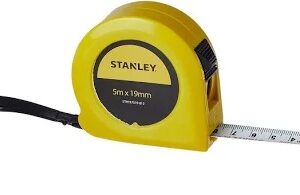 Stanley Inch Tape 5 M X 19Mm Yellow