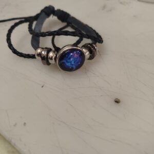 Blue And Black Zodiac Bracelet