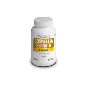 Raizome Boswellia Serrata 85 Percent Boswellic Acid 250Mg 60 Capsules