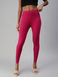Magenta Color Leggings For Women Size L