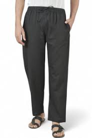 Qasida Black Trousers For Men Size S