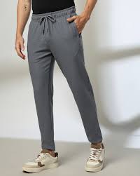 Teamspirit Grey Men Straight Track Pants Size M