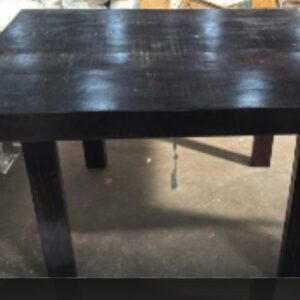 4 Seater Dark Brown Teak Wood Dining Table