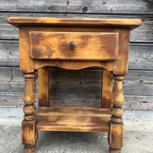Brown Wooden Side Table