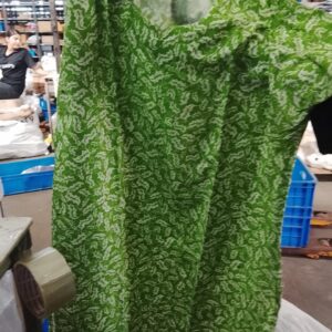 Women Green Printed Kurti Size 44