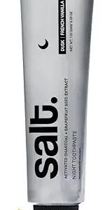 Salt Point Oral Care Dusk Night Toothpaste Vanilla Flavor Grapefruit Water Strengthening Formula 100G