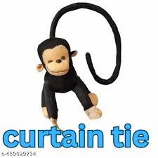 Black Color Soft Monkey For Kids 1Pc