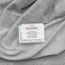 Mattress Protector 100 Waterproof Bed Protector For Baby Grey 1Pc