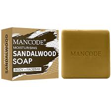 Mancode Sandalwood Soap Moisturising Body Face Bar 125Gm