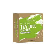 Mancode Oil Control Tea Tree Soap Body And Face Bar 125 Gm