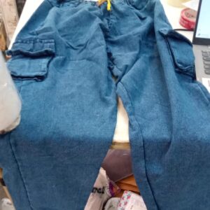 Mens Cargo Track Pant Blue Size 4Xl