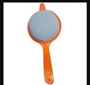 Orange Plastic Kitchen Tea Strainer