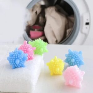 Washing Machine Silicone Ball Multicolour 8 Pcs
