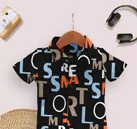 Dark Square 6 Yrs Boys Printed T Shirt Black