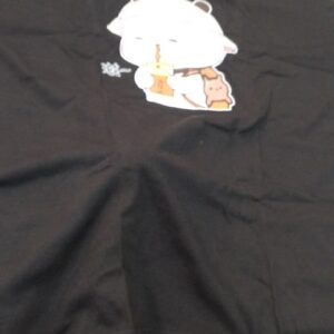 Black Printed T Shirt For Women Size M