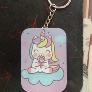 Unicorn Box Keychain