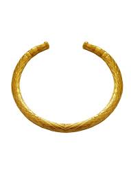 Gold Plated Brass Adjustable Kada For Men