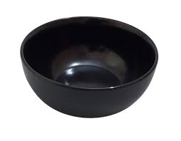 Black Ceramic Bowl