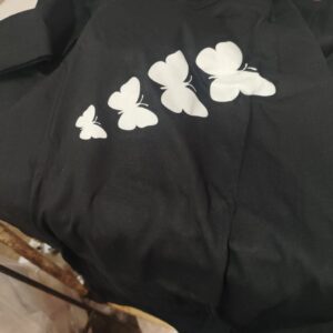 Black Colour T Shirt For Women Size M